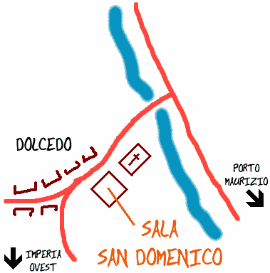 Mappa di Dolcedo